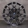 OEM BMW X5 X6 Rims 21 inch G05 G06 Styling 915 M 6856023 6856024 midnight grey glossy turned