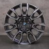 OEM BMW X5 X6 Rims 21 inch G05 G06 Styling 915 M 6856023 6856024 midnight grey glossy turned