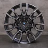 OEM BMW X5 X6 Rims 21 inch G05 G06 Styling 915 M 6856023 6856024 midnight grey glossy turned