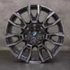 OEM BMW X5 X6 Rims 21 inch G05 G06 Styling 915 M 6856023 6856024 midnight grey glossy turned