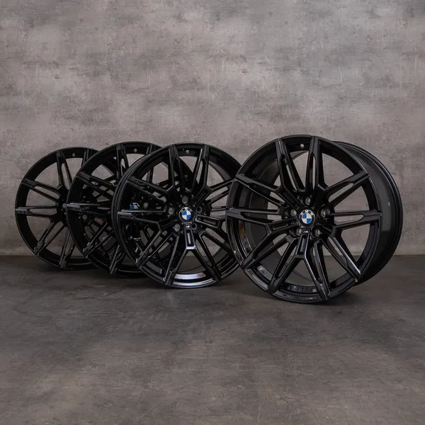 OEM BMW M2 M3 M4 Rims 19 20 inch G87 G80 G81 G82 G83 Styling 930 M 7882869 7882870 black gloss