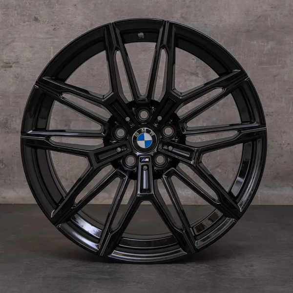 OEM BMW M2 M3 M4 Rims 19 20 inch G87 G80 G81 G82 G83 Styling 930 M 7882869 7882870 black gloss