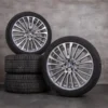OEM BMW X7 snow tire packages 22 inch G07 rims styling 757 6885144 6885463 ferric grey glossy turned
