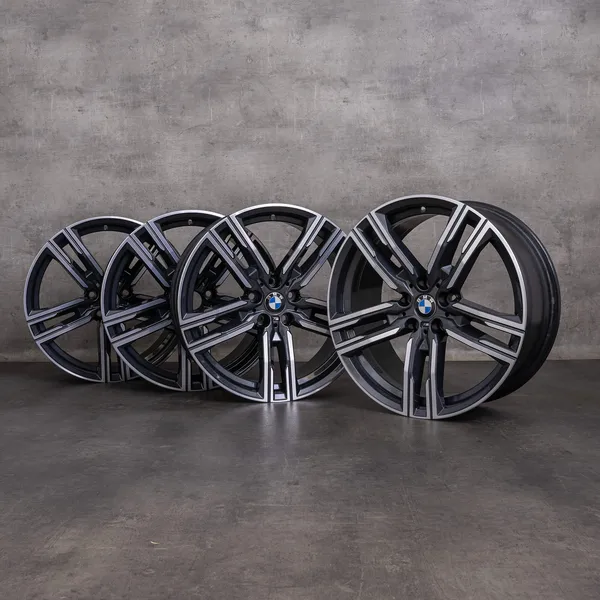 44439-doppelspeiche-styling-727-m-original-bmw-8er-felgen-19-zoll-g14-g15-g16-styling-727-m-8090019-8090020-orbit-grey-glanzgedreht OEM BMW 8 Series Rims 19 inch G14 G15 G16 Styling 727 M 8090019 8090020 orbit grey glossy turned