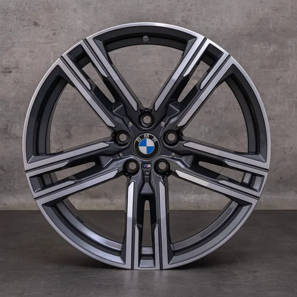 44439-doppelspeiche-styling-727-m-original-bmw-8er-felgen-19-zoll-g14-g15-g16-styling-727-m-8090019-8090020-orbit-grey-glanzgedreht_2 OEM BMW 8 Series Rims 19 inch G14 G15 G16 Styling 727 M 8090019 8090020 orbit grey glossy turned