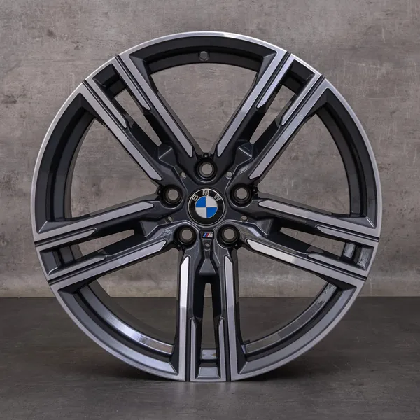 44439-doppelspeiche-styling-727-m-original-bmw-8er-felgen-19-zoll-g14-g15-g16-styling-727-m-8090019-8090020-orbit-grey-glanzgedreht_3 OEM BMW 8 Series Rims 19 inch G14 G15 G16 Styling 727 M 8090019 8090020 orbit grey glossy turned