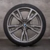 OEM BMW X5 X6 Rims 22 inch G05 G06 Summer wheels Styling 747 M 8072002 8072003 bronze gold matt glossy turned