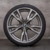 OEM BMW X5 X6 Rims 22 inch G05 G06 Summer wheels Styling 747 M 8072002 8072003 bronze gold matt glossy turned