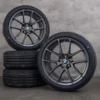 OEM BMW 2 series 3 4 Rims 19 inch G20 G21 G22 G23 G42 Coupe Summer wheels Styling 898 M 6895390 6895391 orbit grey matt