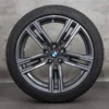 OEM BMW 8 Series snow tire packages 19 inch G14 G15 G16 Rims Styling 727 M 8090019 8090020 orbit grey glossy turned