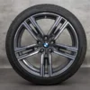 OEM BMW 8 Series snow tire packages 19 inch G14 G15 G16 Rims Styling 727 M 8090019 8090020 orbit grey glossy turned