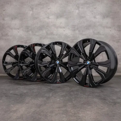 OEM BMW X7 Rims 23 inch G07 Styling 914 7916264 7916269 black glossy