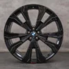 OEM BMW X7 Rims 23 inch G07 Styling 914 7916264 7916269 black glossy