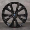 OEM BMW X7 Rims 23 inch G07 Styling 914 7916264 7916269 black glossy