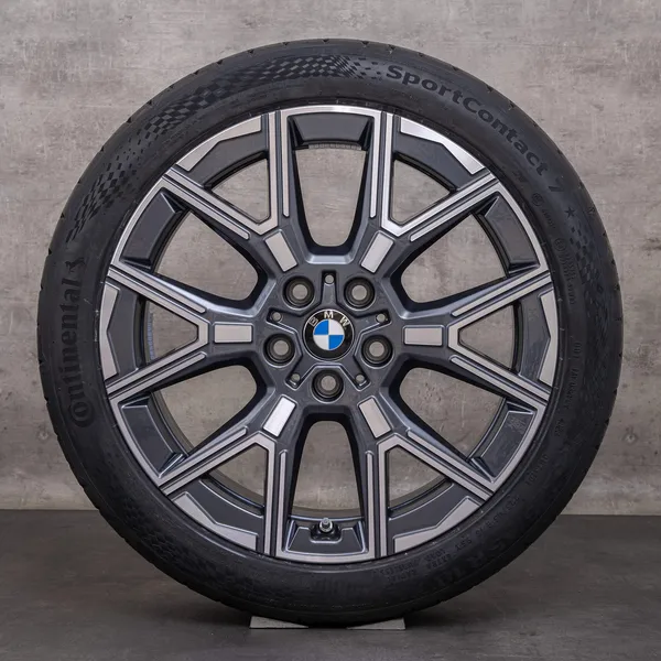 OEM BMW 1 Series 2 snow tire packages 18 inch F70 F74 Gran Goupe Rims Styling 974 5A45266 gray glossy turned NEW