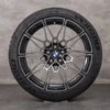 OEM BMW M2 M3 M4 Rims 19 20 inch G87 G80 G81 G82 G83 Summer wheels Styling 826 M 8093838 8093839 black glossy turned