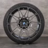 OEM BMW M2 M3 M4 Rims 19 20 inch G87 G80 G81 G82 G83 Summer wheels Styling 826 M 8093838 8093839 black glossy turned