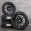 OEM BMW M2 M3 M4 snow tire packages 19 20 inch G87 G80 G81 G82 G83 Rims Styling 826 M 8093838 8093839 black glossy