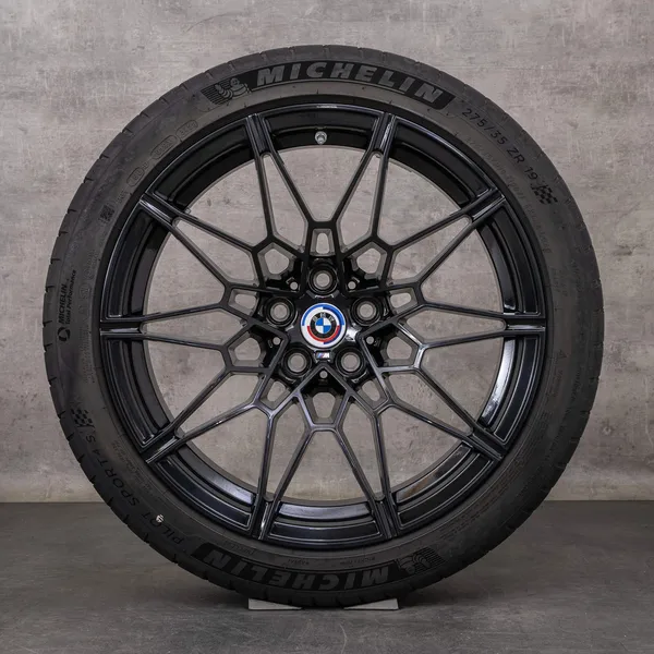 OEM BMW M2 M3 M4 snow tire packages 19 20 inch G87 G80 G81 G82 G83 Rims Styling 826 M 8093838 8093839 black glossy