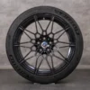OEM BMW M2 M3 M4 snow tire packages 19 20 inch G87 G80 G81 G82 G83 Rims Styling 826 M 8093838 8093839 black glossy