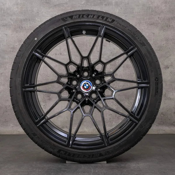 OEM BMW M2 M3 M4 snow tire packages 19 20 inch G87 G80 G81 G82 G83 Rims Styling 826 M 8093838 8093839 black glossy