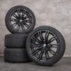 OEM BMW M2 M3 M4 snow tire packages 19 inch G87 G80 G82 G83 Rims Styling 829 M 8093844 8093845 jet black matt