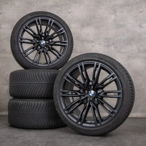 OEM BMW M2 M3 M4 snow tire packages 19 inch G87 G80 G82 G83 Rims Styling 829 M 8093844 8093845 jet black matt