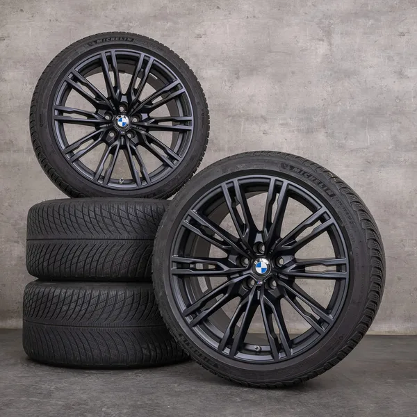 OEM BMW M2 M3 M4 snow tire packages 19 inch G87 G80 G82 G83 Rims Styling 829 M 8093844 8093845 jet black matt