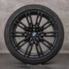 OEM BMW M2 M3 M4 snow tire packages 19 inch G87 G80 G82 G83 Rims Styling 829 M 8093844 8093845 jet black matt