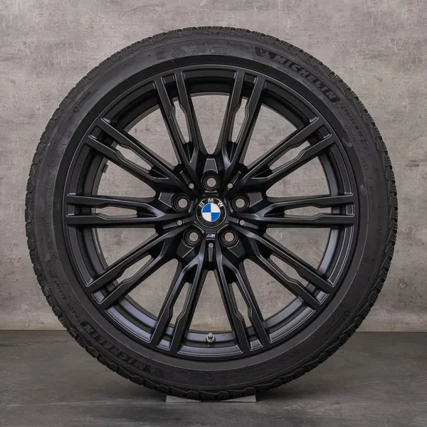 OEM BMW M2 M3 M4 snow tire packages 19 inch G87 G80 G82 G83 Rims Styling 829 M 8093844 8093845 jet black matt