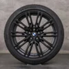 OEM BMW M2 M3 M4 snow tire packages 19 inch G87 G80 G82 G83 Rims Styling 829 M 8093844 8093845 jet black matt
