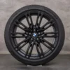 OEM BMW M2 M3 M4 snow tire packages 19 inch G87 G80 G82 G83 Rims Styling 829 M 8093844 8093845 jet black matt