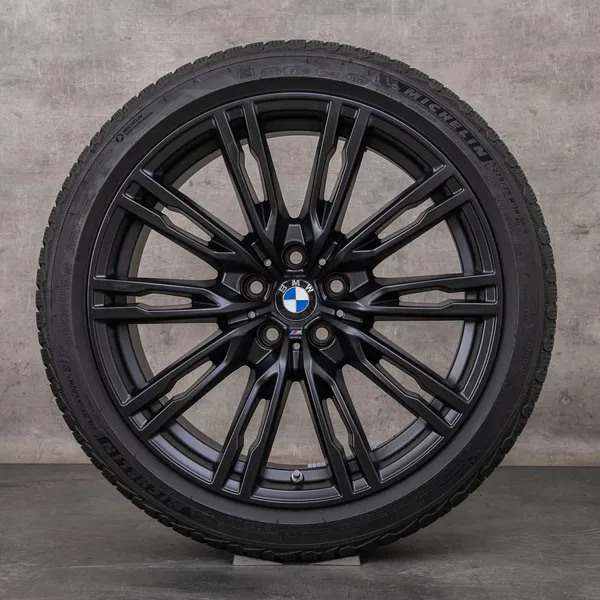 OEM BMW M2 M3 M4 snow tire packages 19 inch G87 G80 G82 G83 Rims Styling 829 M 8093844 8093845 jet black matt