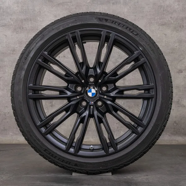 OEM BMW M2 M3 M4 snow tire packages 19 inch G87 G80 G82 G83 Rims Styling 829 M 8093844 8093845 jet black matt