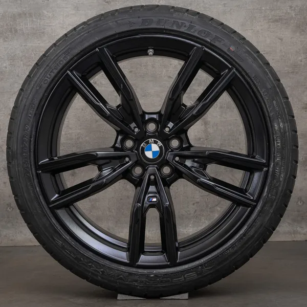 OEM BMW 2 Series 3 4 snow tire packages 18 inch G42 G20 G21 G22 G23 Rims Styling 790 M 8089890 orbit grey glossy turned