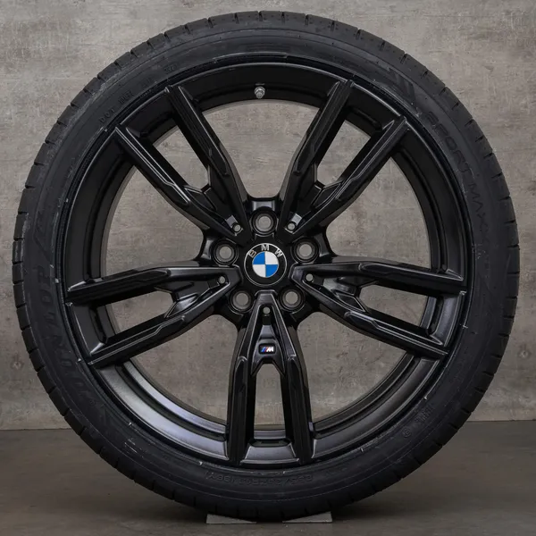 OEM BMW 2 Series 3 4 snow tire packages 18 inch G42 G20 G21 G22 G23 Rims Styling 790 M 8089890 orbit grey glossy turned