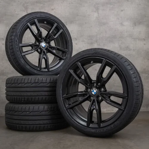 OEM BMW 2 Series 3 4 snow tire packages 18 inch G42 G20 G21 G22 G23 Rims Styling 790 M 8089890 orbit grey glossy turned