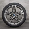 OEM BMW 1 Series 2 Rim 18 inch F40 F44 Gran Coupé summer wheels Styling 556 M 8053524 cerium gray polisched NEW
