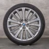 OEM BMW 7 Series 6 winter wheels 20 inch G11 G12 G32 Rims Styling 628 6863110 6863111 ferric grey polisched