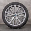 OEM BMW 7 Series 6 winter wheels 20 inch G11 G12 G32 Rims Styling 628 6863110 6863111 ferric grey polisched