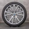 OEM BMW 7 Series 6 winter wheels 20 inch G11 G12 G32 Rims Styling 628 6863110 6863111 ferric grey polisched