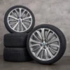 OEM BMW 7 Series 6 winter wheels 20 inch G11 G12 G32 Rims Styling 628 6863110 6863111 ferric grey polisched