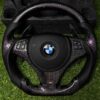 666 BMW M REAL CARBON FIBER STEERING WHEEL FOR BMW E90 E91 E92 E93 M3 E82 E81 E88