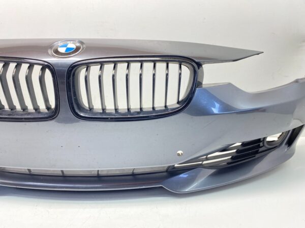 IMG_5133 12-19 BMW F30 3 Series Front Bumper Cover Complete Assembly Mineral Gray OEM