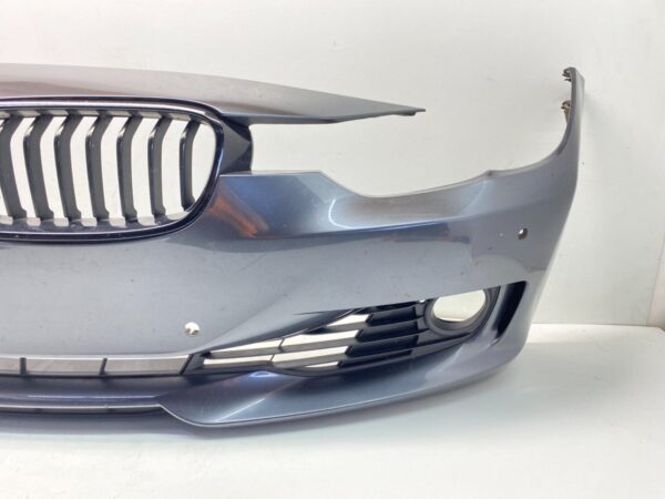 IMG_5135 12-19 BMW F30 3 Series Front Bumper Cover Complete Assembly Mineral Gray OEM
