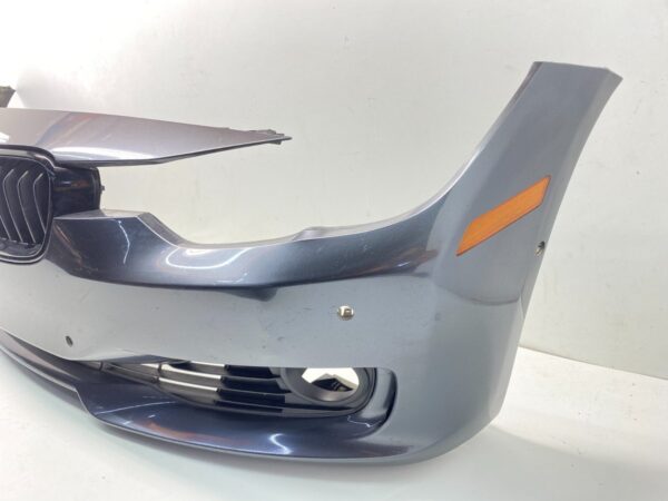 IMG_5136 12-19 BMW F30 3 Series Front Bumper Cover Complete Assembly Mineral Gray OEM