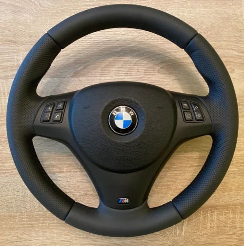 s-l1600 OEM BMW E90 E92 M Sport Steering Wheel E91 E93 M3 E82 E81 E88 3 Series