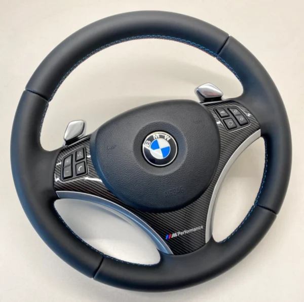 s-l1600 BMW M PERFORMANCE STEERING WHEEL SHIFTERS E92 E90 E93 E88 E87 E84 E82