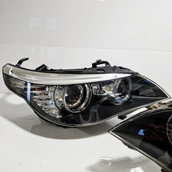 BMW E60/E61 5 Series Bi-Xenon LCI 07-10 Headlights Pair - Refurbished