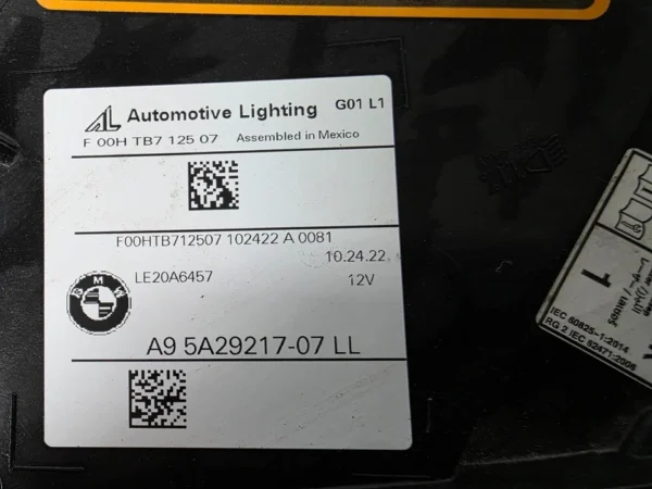 BMW iX3 G08 G01 F97 G02 F98 LCI Laser Headlight PAIR OEM 5A29217 5A29218